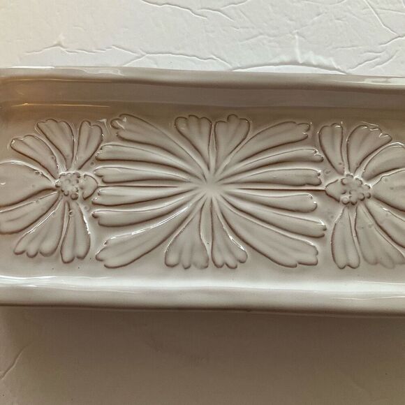 Ceramiche Virginia Pottery Tray. Cream. Made in Tuscany. Beautiful - Picture 7 of 11